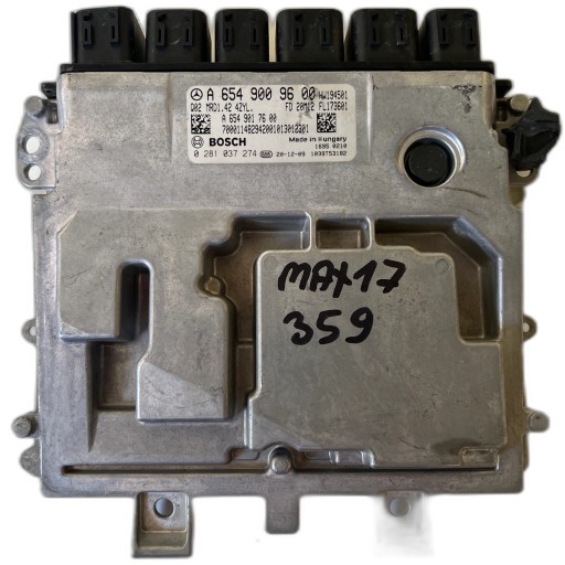 MERCEDES GLA KLASA 2.0 CDI A6549009600 A6549017600 0281037274 computer ECU