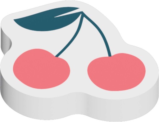 Ластик інтерпринт білий різнокольоровий 1 шт.