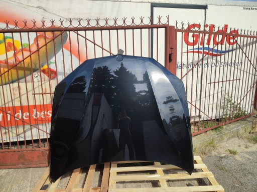 Кришка двигуна маска сталь bmw x5 f15 f85 10.13-3.19r 668 glanzschwarz