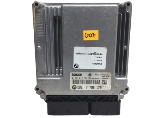 DDE7798179 - Контролер двигуна комп'ютера 0281012502 dde 7798179 g07