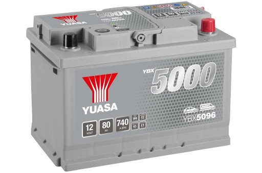 Акумулятор Yuasa Silver SMF YBX5096 12V 80Ah 740A