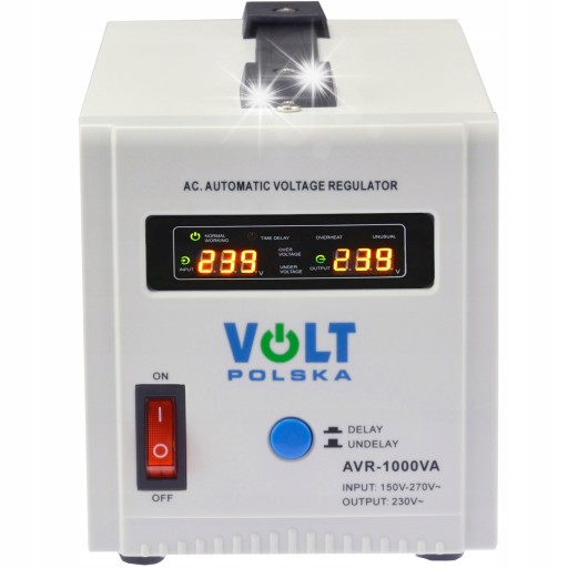 Стабилизатор напряжения avr 1000, точность 8% для фотоэлектрических генераторов, печей центрального отопления