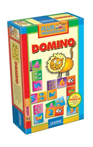 Granna Mini Gra Domino Klub Przedszkolaka