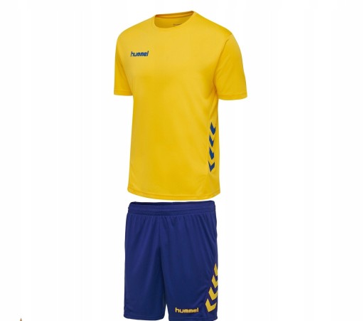 Тренувальний комплект Hummel Promo дихаючий розмір S жовтий