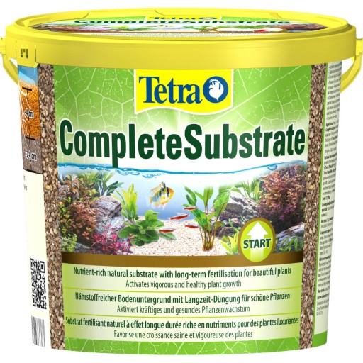 Substrat Complet Tetra 10kg - Fertilisant Longue Durée Pour Plantes D'aquarium - Nutriments Essentiels