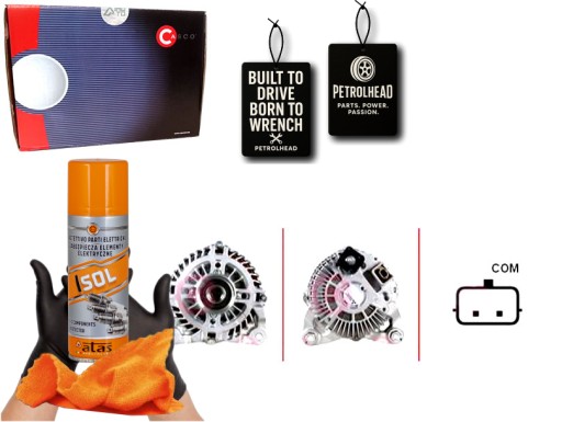 CASCAL35297AS#ECS-PCP+K - Генератор casco a003tx0481 am a3tx0481 #petrolhead pro+ kit4