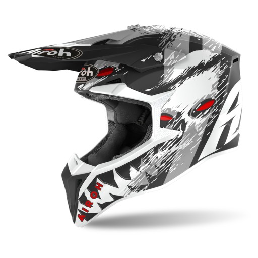 Шлем CROSS ENDURO AIROH WRAAP Demon Matt XL