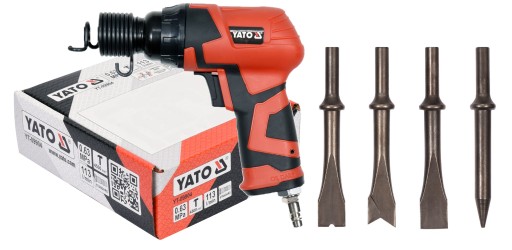 ПНЕВМАТИЧЕСКИЙ МОЛОТОК + 4 ДОЛОТА YATO YT-09904