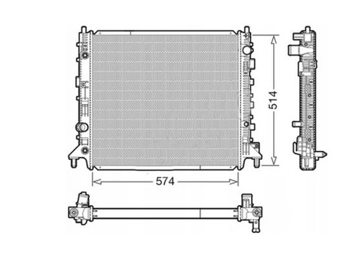 CHEVROLET CAMARO 2019- РАДИАТОР SS 23477182