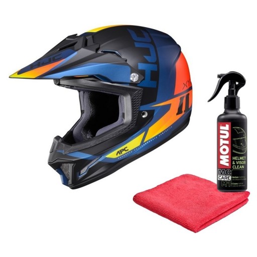 Шлем HJC Junior CL-XY II Creed Синий/Оранжевый XL