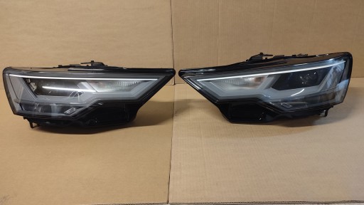 4K0941033, 4K0941034 - AUDI A6 C8 4K КОМПЛЕКТ ПЕРЕДНИХ ЛАМП ПОЛНОСТЬЮ СВЕТОДИОДНЫЙ ОРИГИНАЛ