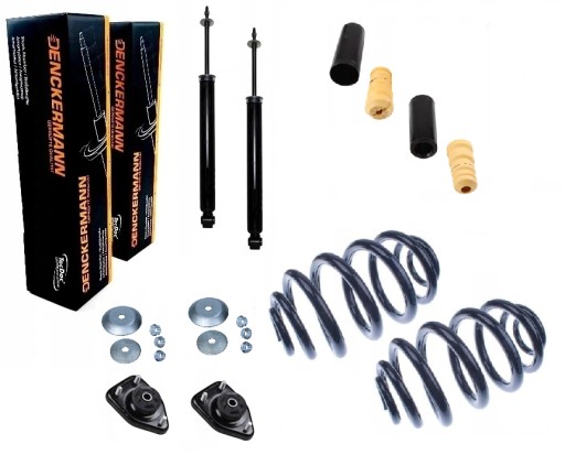 ALL1775B - Крепления кожухов амортизаторов пружин bmw x3 e83 2003 - задний комплект