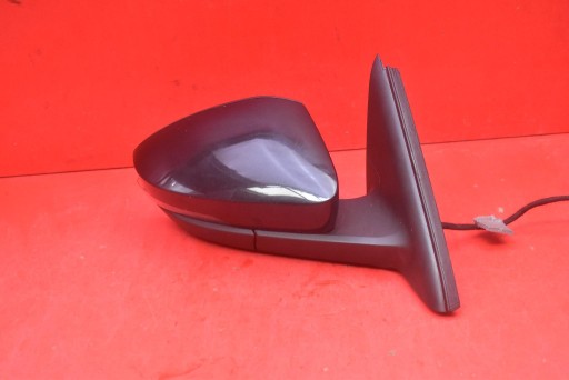 mirror right black, EU 5E0857934 SKODA OCTAVIA 3 III RS LIFT 17-20 10 PIN