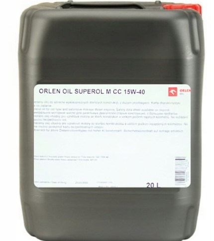 ОРЛЕН СУПЕРОЛ М CC 15W40 20л