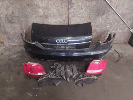 complete rear part AUDI A6 C6 LZ9Y trunk door boot bumper rear part lights ID: 228072