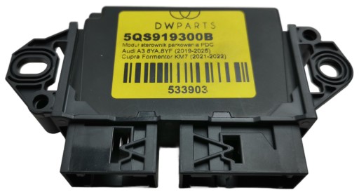5QS919300B, DWP533903OE - Pdc модуль парктроніка vw tayron 5qs919300b новий оригінал