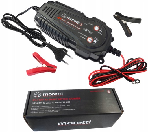 MOR.14.1182 - Зарядное устройство для 12V LiFePO4 литиевых батарей, 6V/1