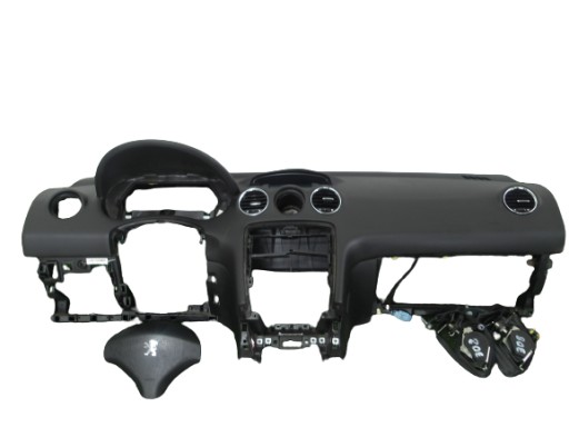 PEUGEOT 308 T7 07- dashboard console airbag tension belts KPL OE