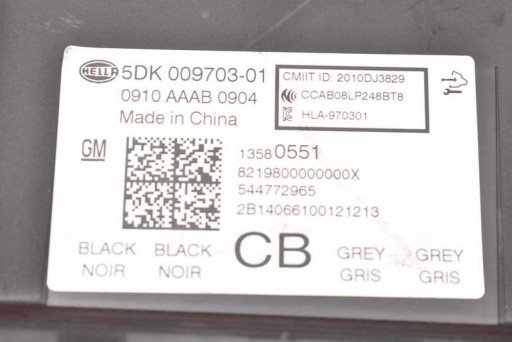 Centralina modulo antenna KEYLESS 13580551 5DK009703 OPEL INSIGNIA A 2.0 CDTI