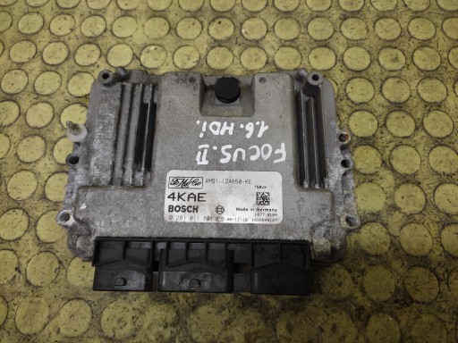FORD FOCUS MK2 control unit of the engine 0281011801