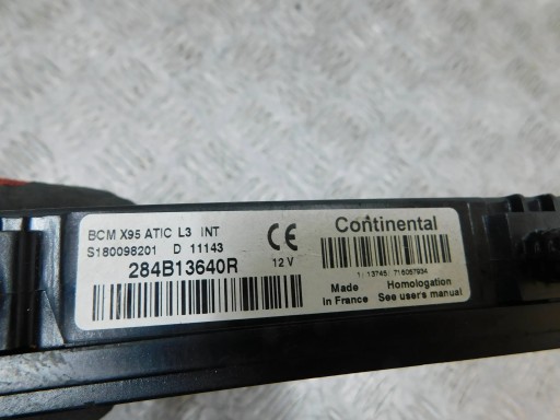 module BCM RENAULT MEGANE III 3 284B13640R