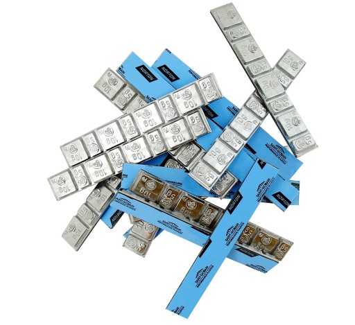 PB клеєні грузила для обода ALU 5 / 10G x 100 смуг