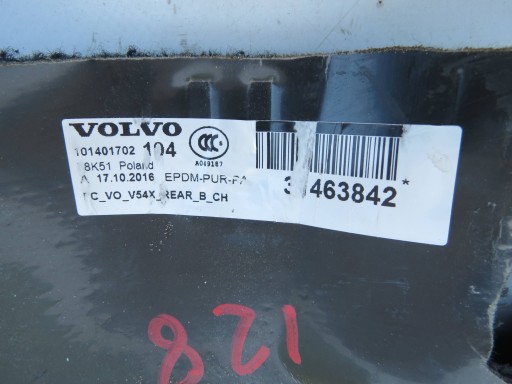 Matte Teppich AUTOTEPPICHE heck hinten VOLVO S90 2.0 V90 31463842