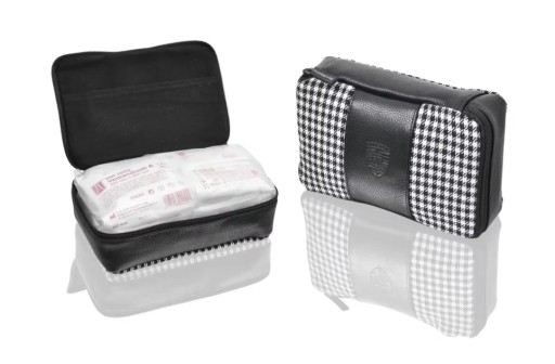 САНІТАРНИЙ НАБІР PORSCHE CLASSIC PEPITA ЧОРНА ШКІРА PCG80070400