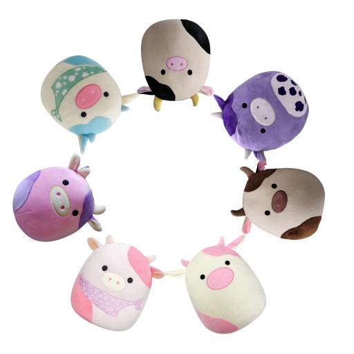 7 ШТ SQUISHMALLOWS Violet Fudge Bubba 19 см