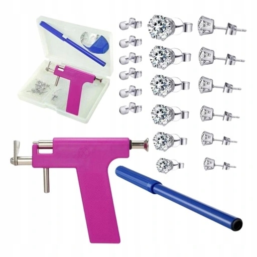 Набір для проколу вух 12 пар шпильок