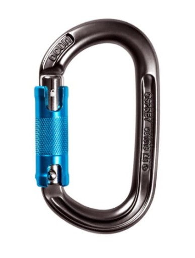 Карабін Ocun Osprey Triple антрацит/синій