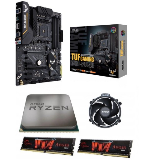 ASUS TUF GAMING B450 2 + RYZEN 5 3500 + 16GB 3200 w katowice