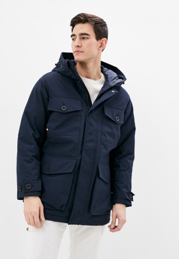 TOMMY HILFIGER KURTKA ZIMOWA HEAVY CANVAS PARKA XS (8720112285363