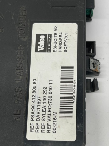 module control unit komfortu BSI 9641280580