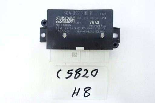 Модуль паркувального контролера tiguan pdc 5qa919298k