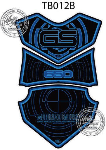 TANKPAD MOTOGRAFIX BMW GS650 2008 - 2012
