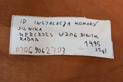 IDEALNA cablaggio KOMORY Motore MERCEDES W206 1