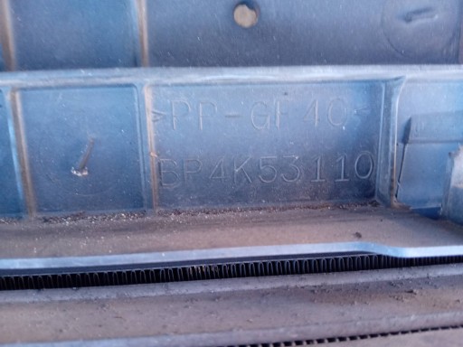 support panel for radiators radiator 1.6 CITD MAZDA 3 and BK