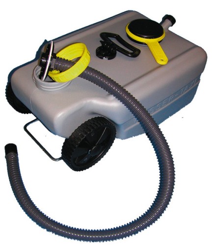 491 - Сірий контейнер для води 25л