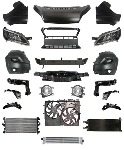 1612247080 - ПЕРЕМИЧКА 14- ПЕРЕДНИЙ КАПОТ БАМПЕР РЕМІНЬ ЛАМПА КРИЛО