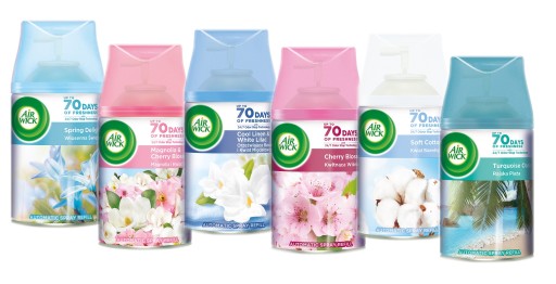 6 X AIR Wick FRESHMATIC Pure Spring Delight Refills 250ML 