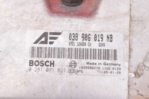 control unit of the engine 038906019NB FORD GALAXY 1 and MK1 1.9 TDI 130 KM LIFT 00-06