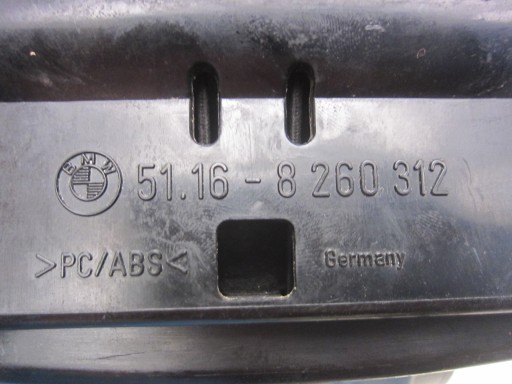 BMW E46 Handschuhfach mitte für OKULARY Abdeckung, Hutablage WYSUWANY 51168260312 8260312 25