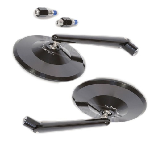 803-1012 - Зеркала металл черный Harley Custom Chopper VL VN