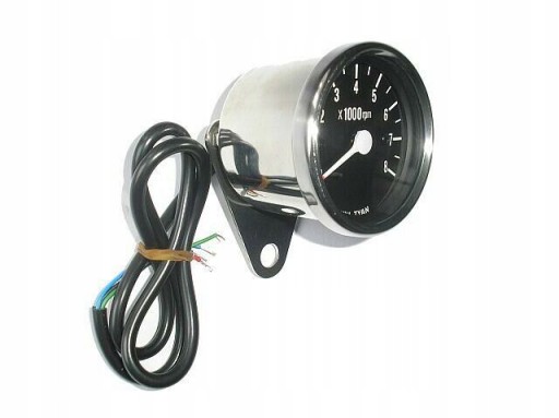 20.201.539 - MOTOJAPAN-ТАХОМЕТР С ЧЕРНЫМ ЦИФЕРБЛАТОМ ДО 8 ТЫС.