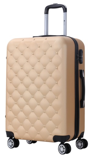 Валіза велика Indivitems ABS XHA095 GOLD XL 91 л