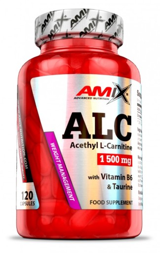 AMIX ALC +Taurin&Vit B6 ACETYL L-KARNITIN 120