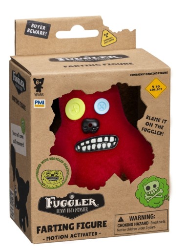 Fuggler Farting Figurka Sasquoosh Red Pierdzący