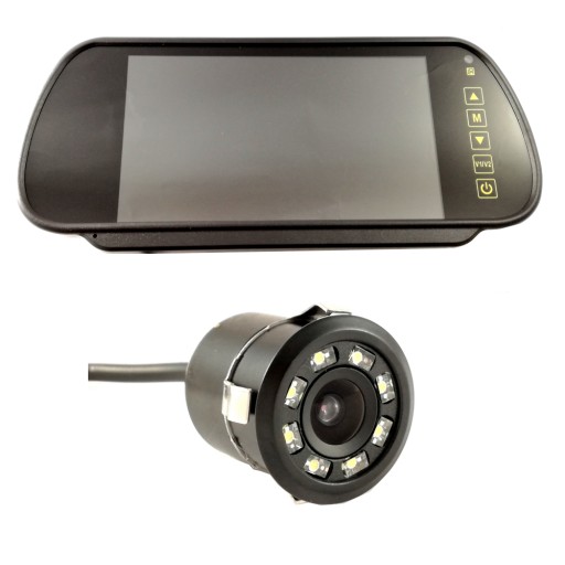 Монитор 7 дюйм (ов) заднего вида камера заднего вида в бампер