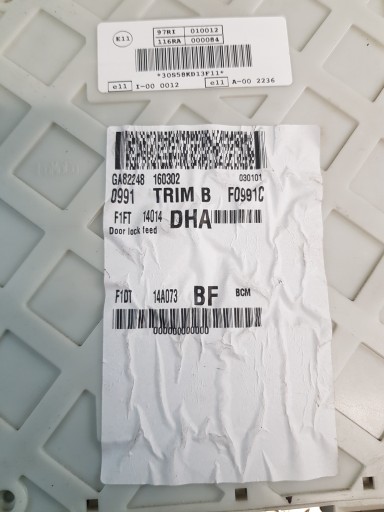 FORD FOCUS MK3 1.5TDCI 16R- KOMBI Module fusibles F1FT14014DHA